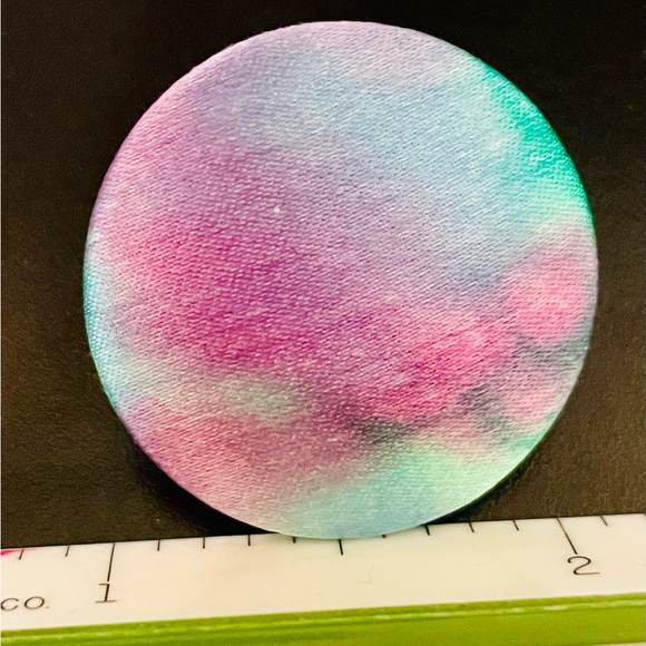 Vintage Southwest Silks Hand Painted Silk  Earrings - Picture 5 of 5